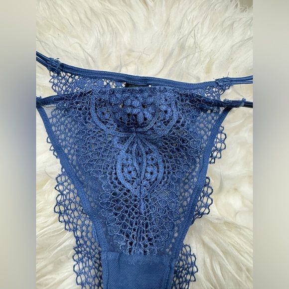 Blue Victorias Secret Itsy Lace Panty - Picture 8 of 8